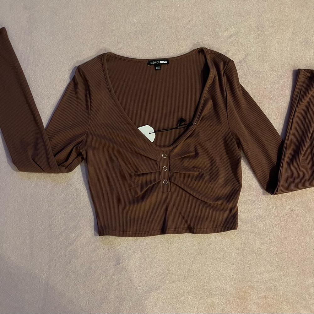 Crop top burgundy